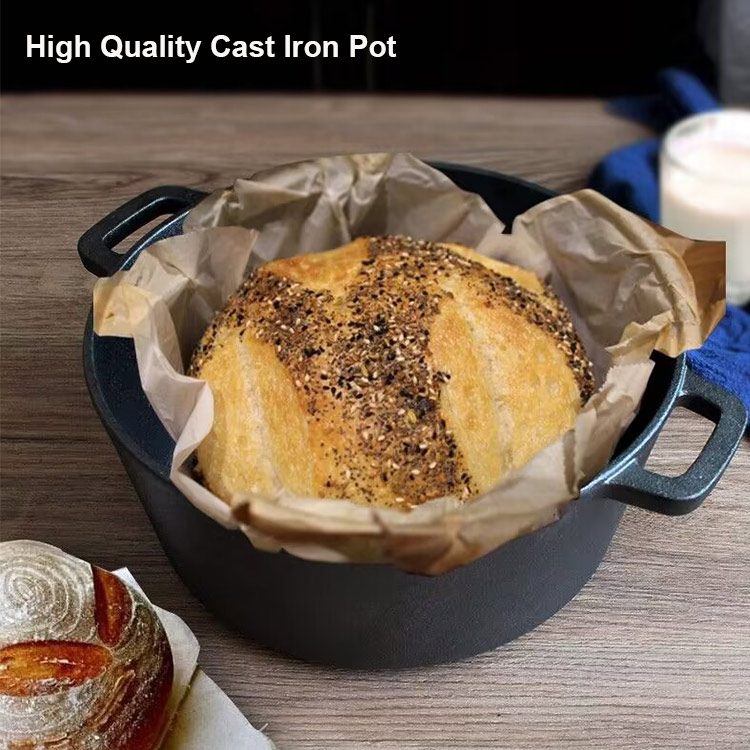 cast iron baking pot and pan