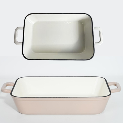durable enameled cast iron roaster
