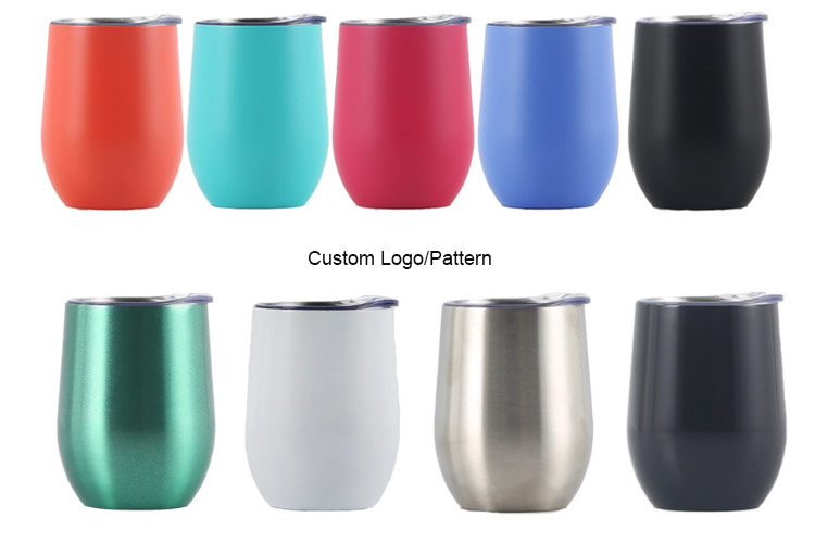 stainless steel 12oz travel mugs