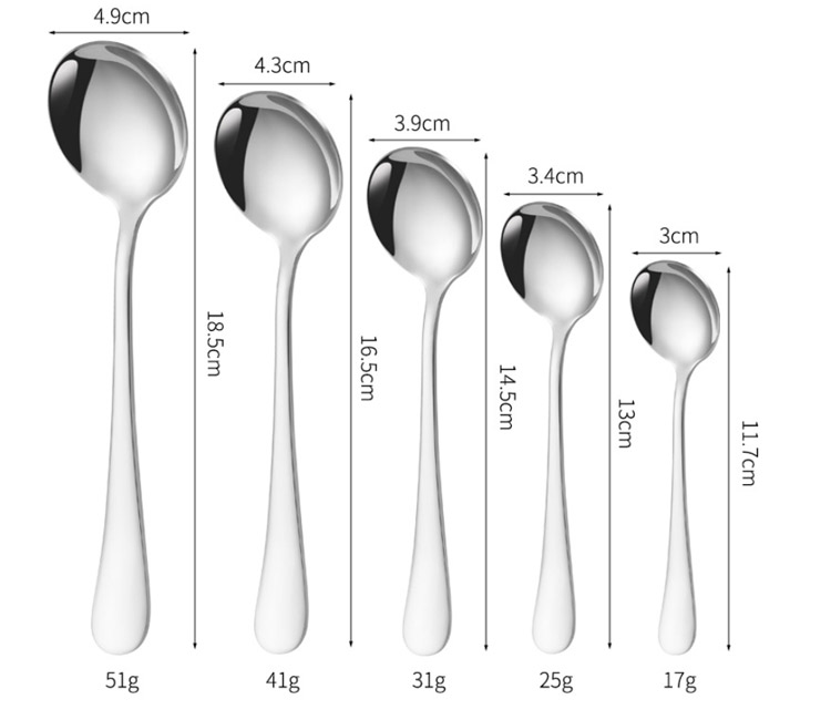 rustproof stainless steel utensils