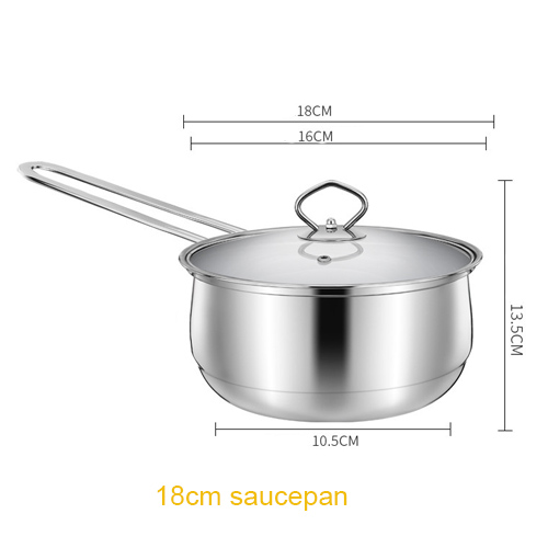 18cm stainless steel sauce pan
