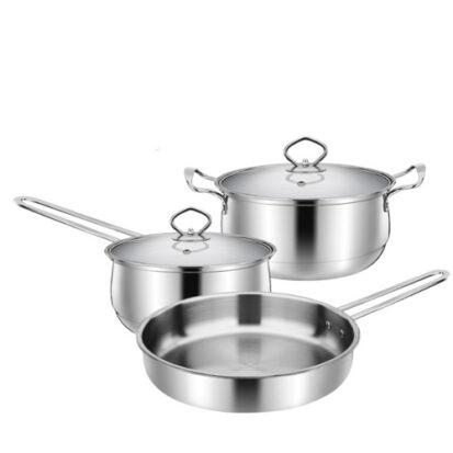 stainless steel pots and pans set