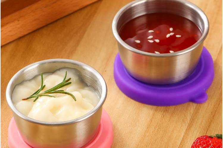 Leakproof Reusable Stainless Steel Salad Dressing Container