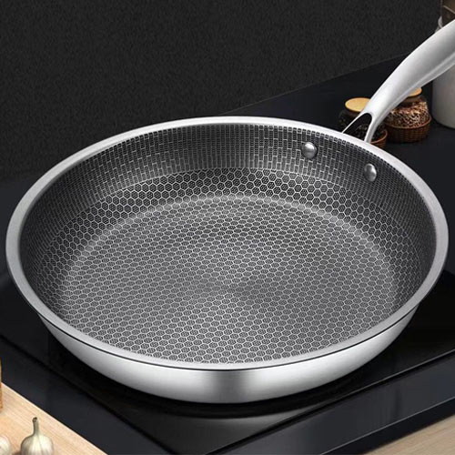 bulk sale non-stick stainless steel frying pan