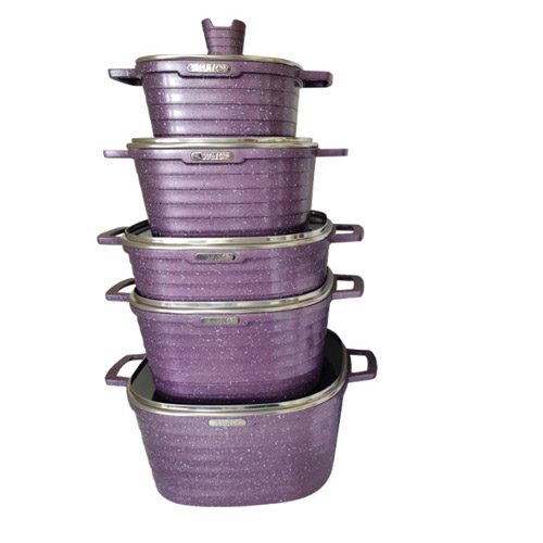 Professional aluminum pots set