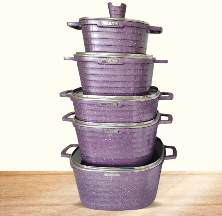 professional aluminum pots set