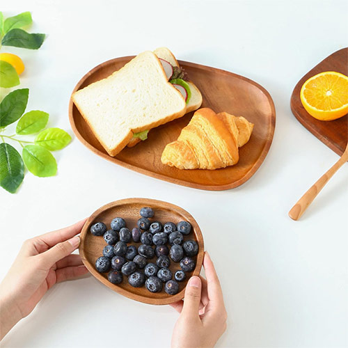 bulk buy wood plate trays