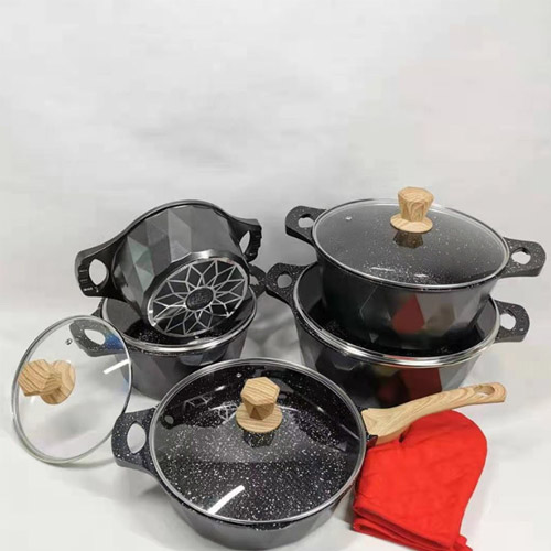 die-cast aluminum pot