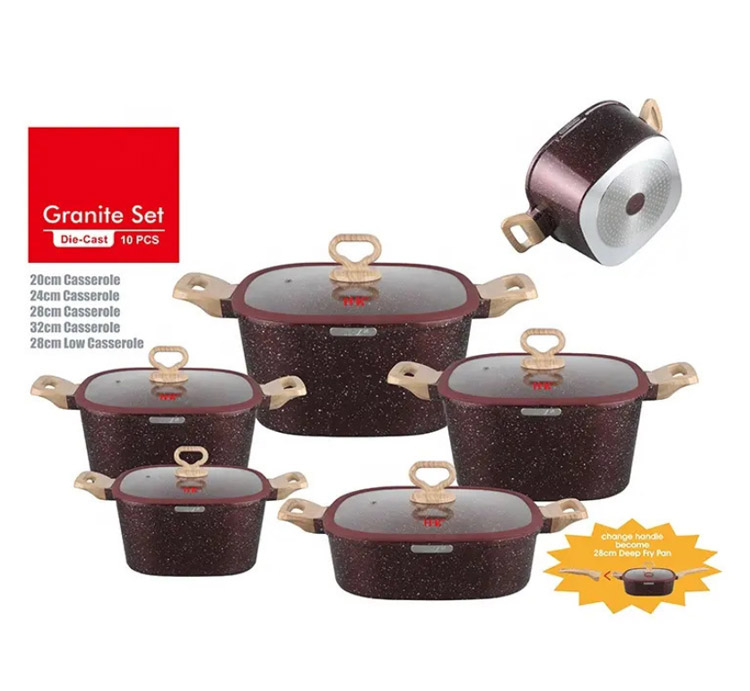 non Stick cooking pot cookware sets