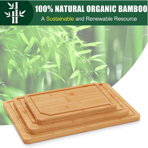 Custom logo bamboo cutting boards wholesale