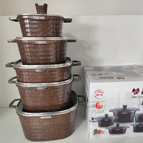 Professional aluminum pots set