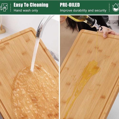100% bamboo cutting board for sale