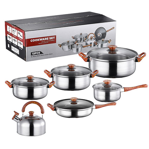 wholesale stainless steel pots and pans