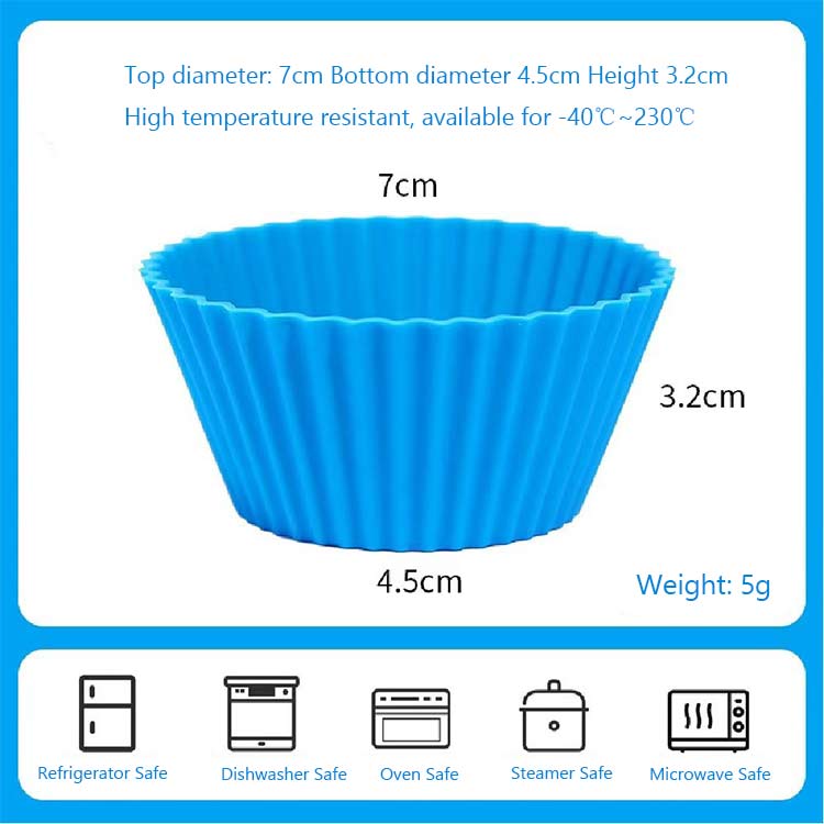 silicone baking cups for muffin