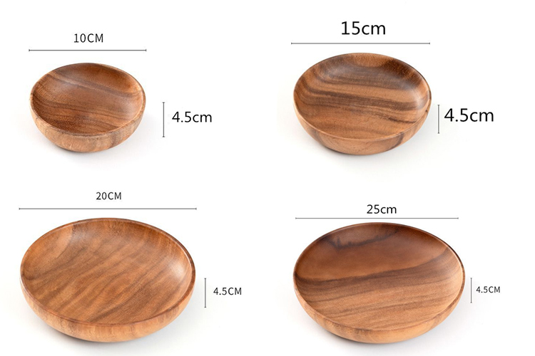 wholesale wood serving tray set