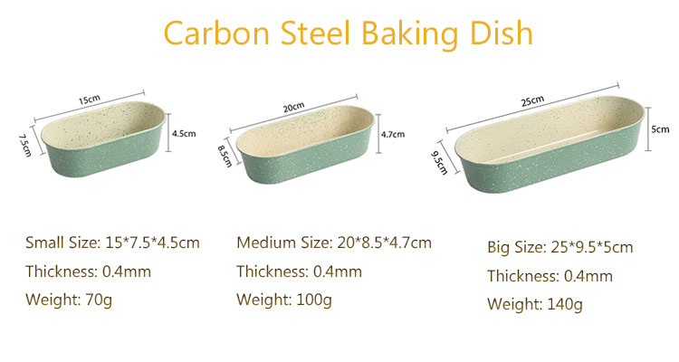 Carbon steel sandwich loaf pan