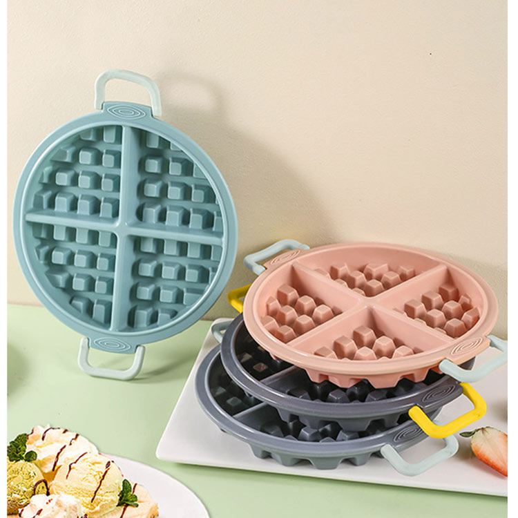 silicone waffle baking pan custom logo