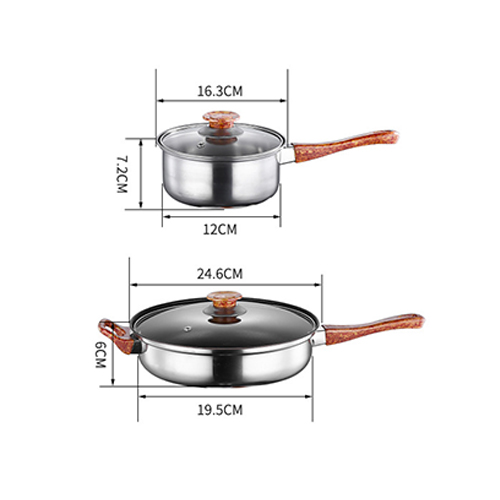 stainless steel frying pans for sale