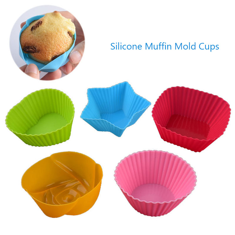 Custom silicone cupcake liners
