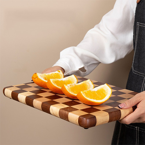 cutting board with company logo