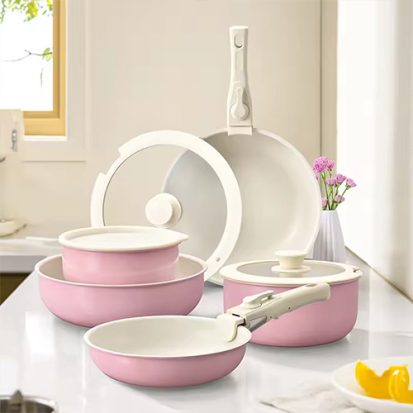 Cookware Set Detachable Handle